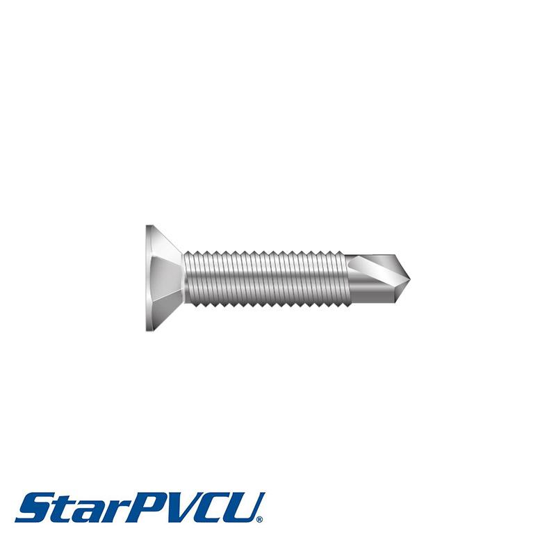 Rapierstar FMR - Facet Head Csk Self Drill Zinc Plated