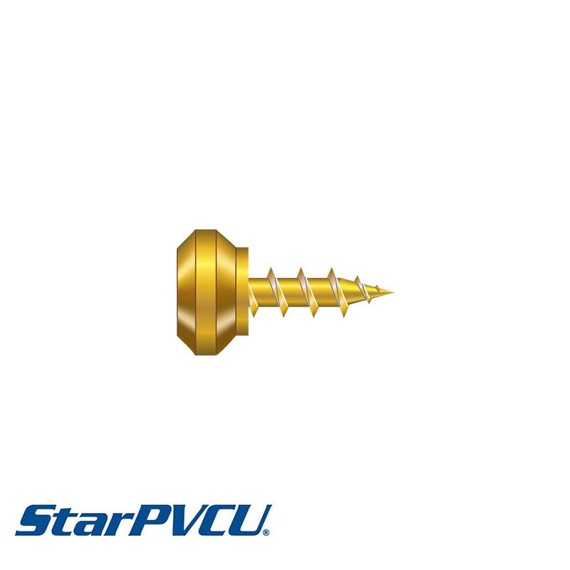 Rapierstar NFG - Weather Bar Screw - Carbon Steel - Yellow